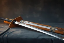 blade sheathed in a saya