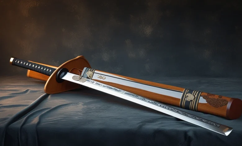 blade sheathed in a saya